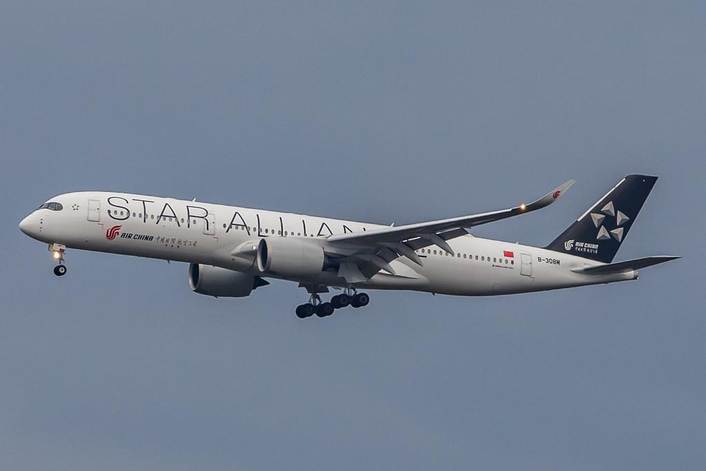 Frankfurt Airport: Air China (CA / CCA) |  Livery: Star Alliance Livery |  Airbus A350-941 A359 | B-308M | MSN 311