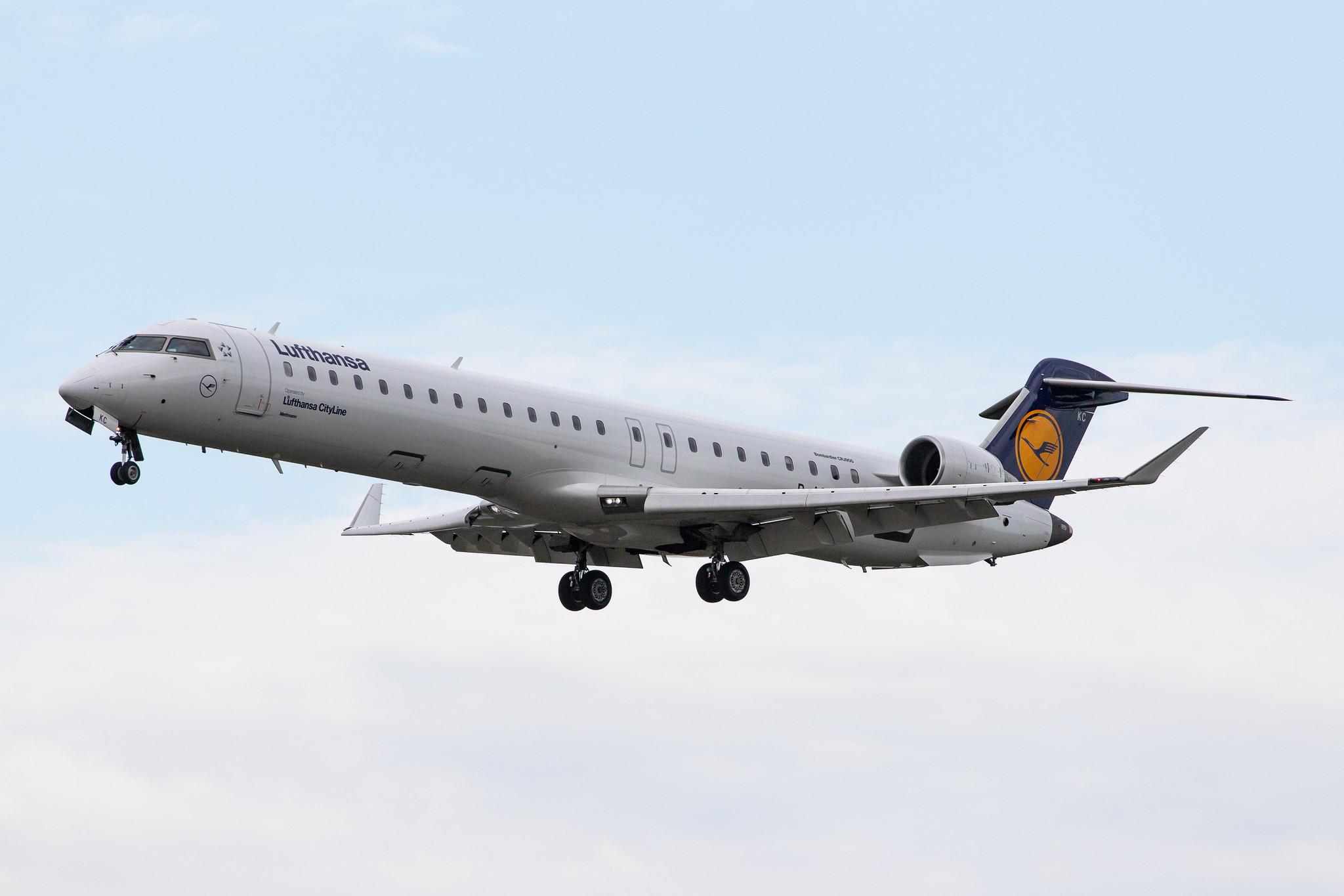 Frankfurt Airport: Lufthansa (LH / DLH) | Operator: Lufthansa CityLine |  Bombardier CRJ-900LR CRJ9 | D-ACKC | MSN 15078