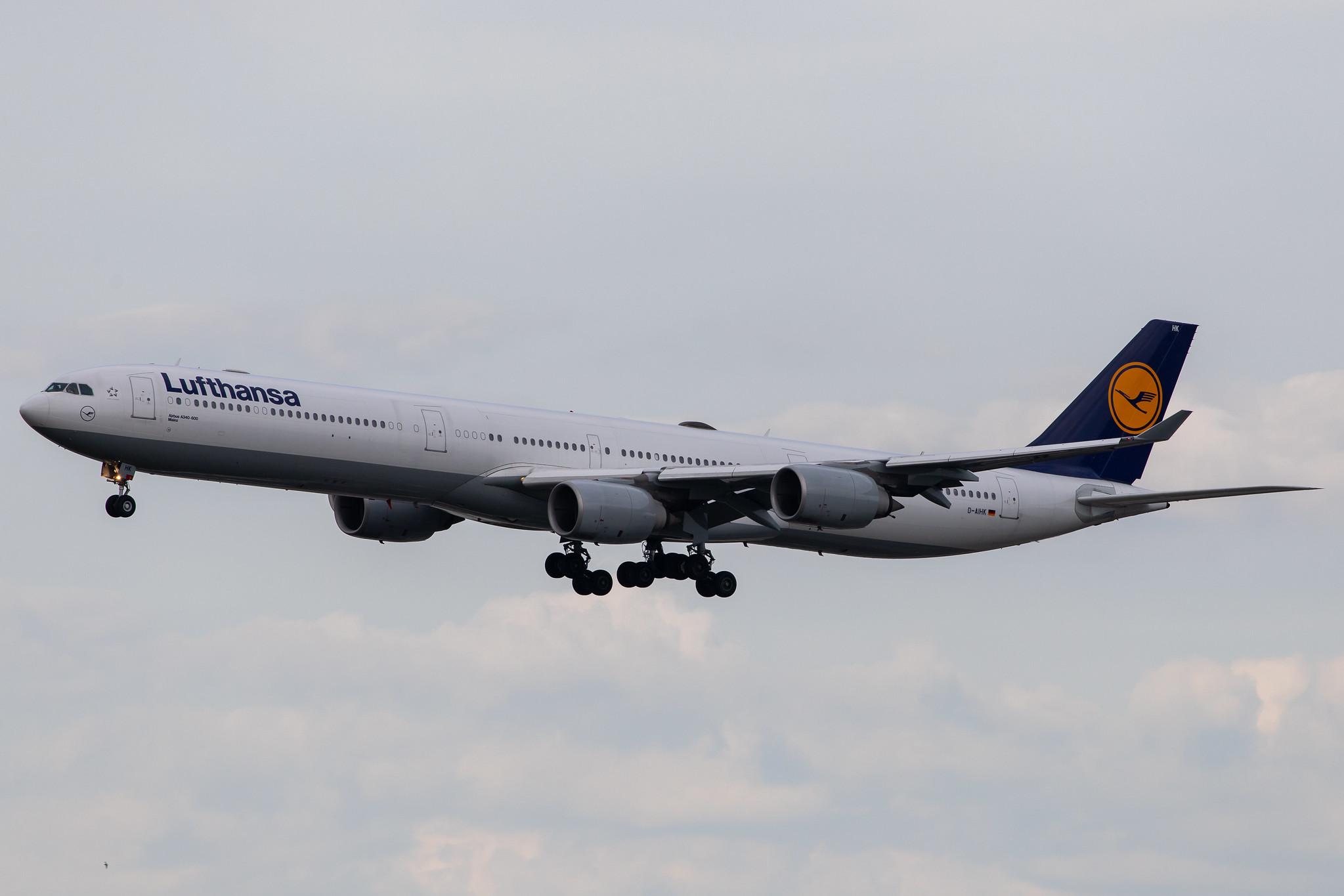 Frankfurt Airport: Lufthansa (LH / DLH) |  Airbus A340-642 A346 | D-AIHK | MSN 0580
