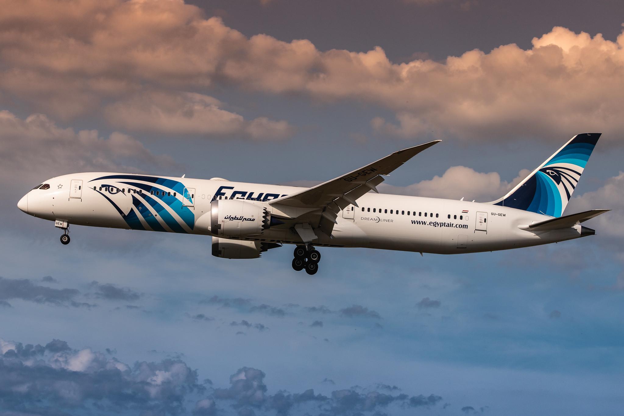 Frankfurt Airport: EgyptAir (MS / MSR) |  Boeing 787-9 Dreamliner B789 | SU-GEW | MSN 65093