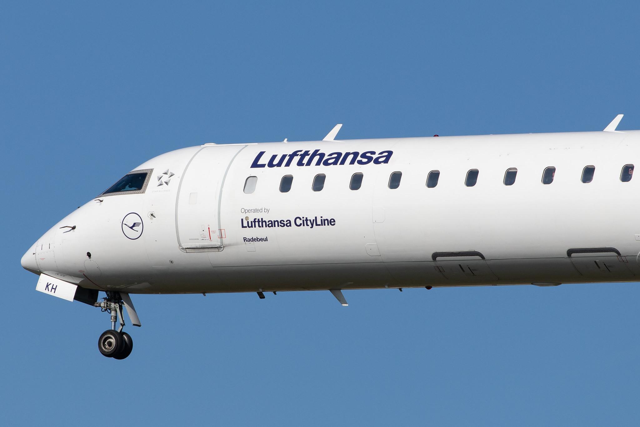 Frankfurt Airport: Lufthansa (LH / DLH) | Operator: Lufthansa CityLine |  Bombardier CRJ-900LR CRJ9 | D-ACKH | MSN 15085