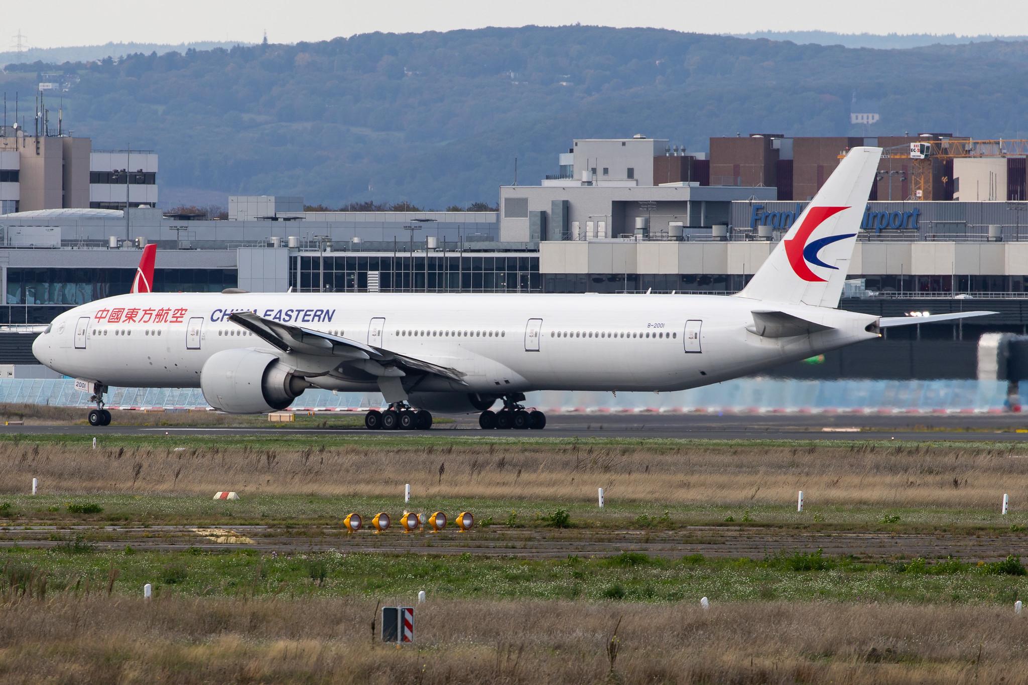 Frankfurt Airport: China Eastern Airlines (MU / CES) |  Boeing 777-39P(ER) B77W | B-2001 | MSN 43269
