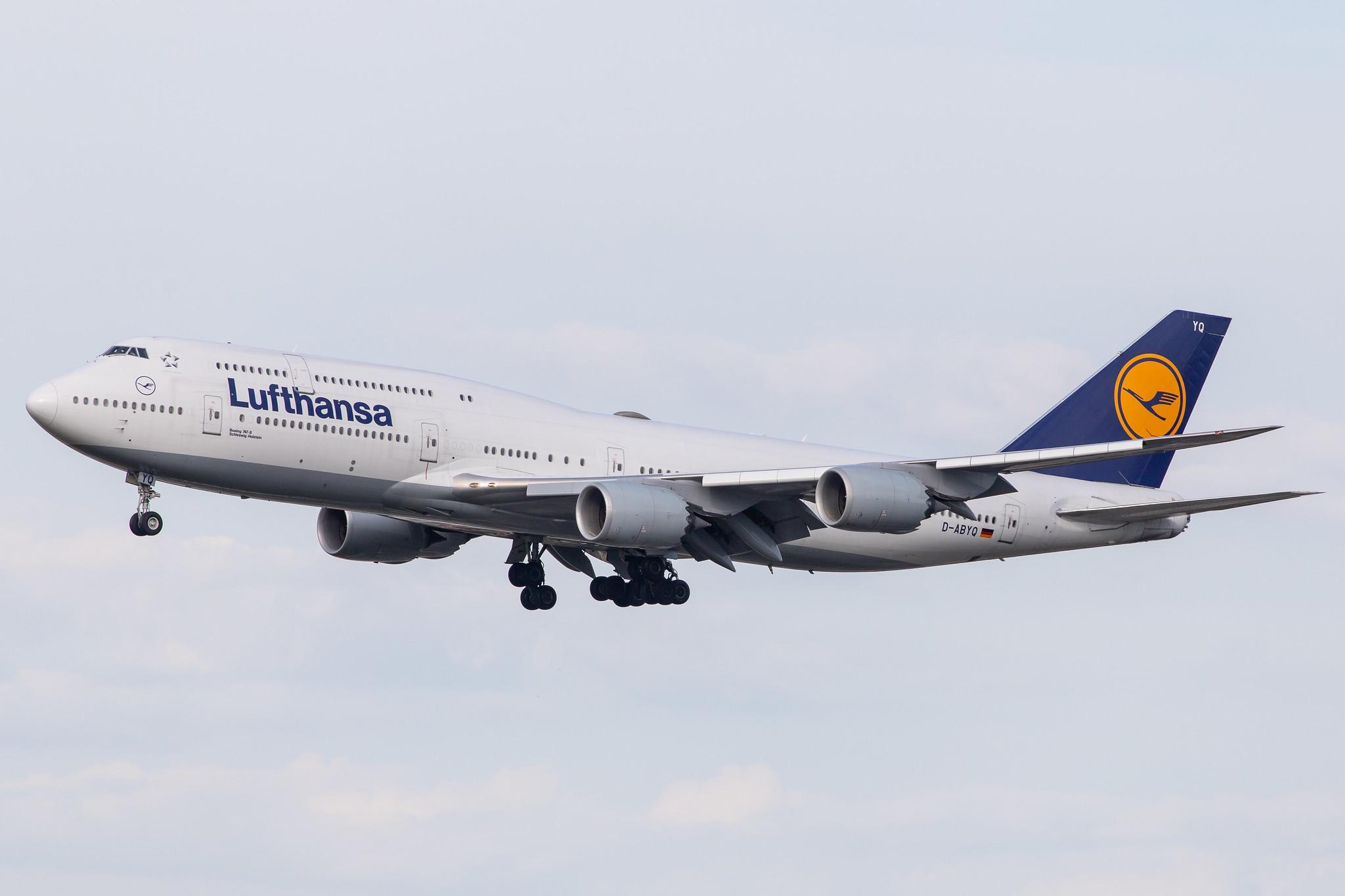 Frankfurt Airport: Lufthansa (LH / DLH) |  Boeing 747-830 B748 | D-ABYQ | MSN 37840