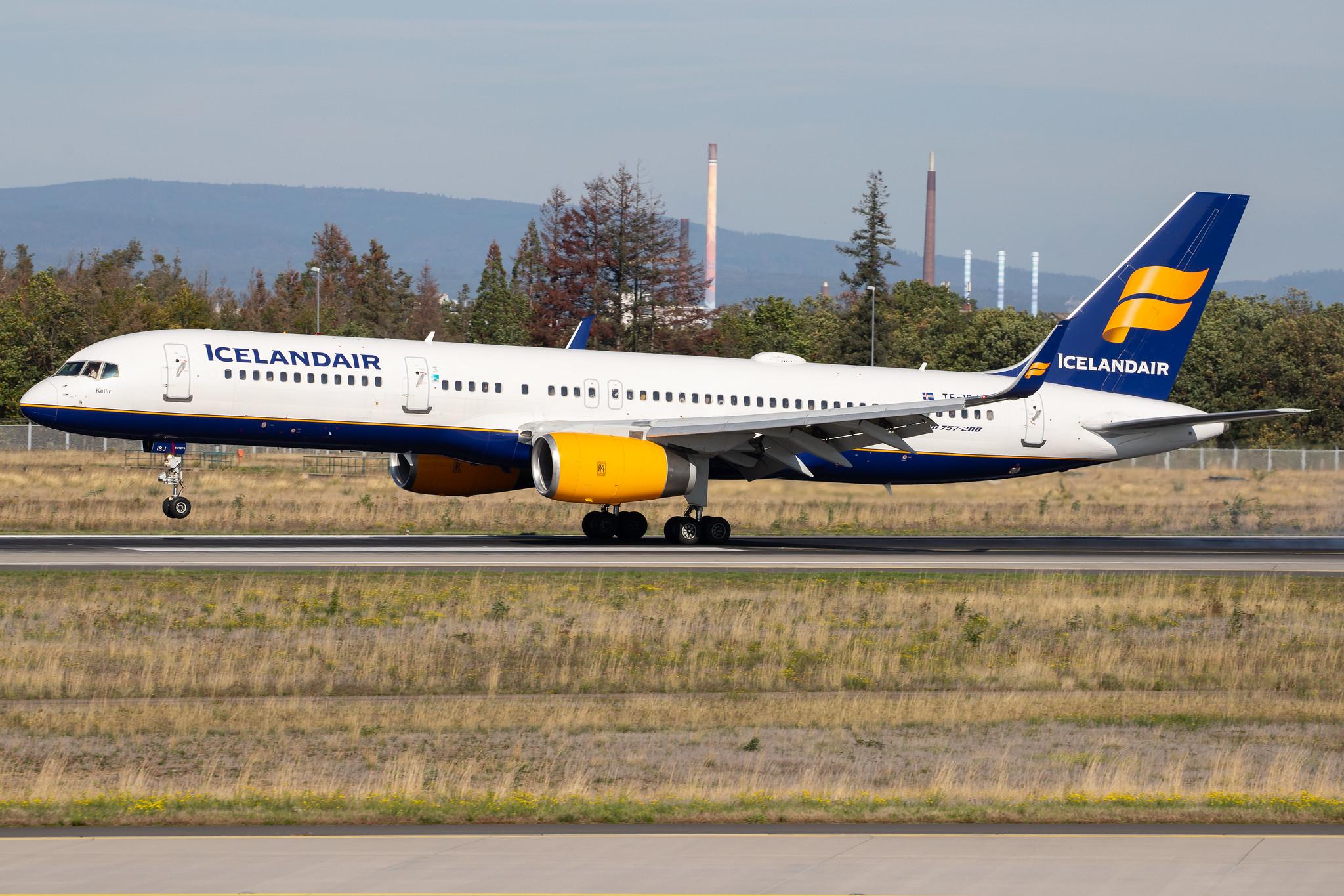 Frankfurt Airport: Icelandair (FI / ICE) |  Boeing 757-256 B752 | TF-ISJ | MSN 26249