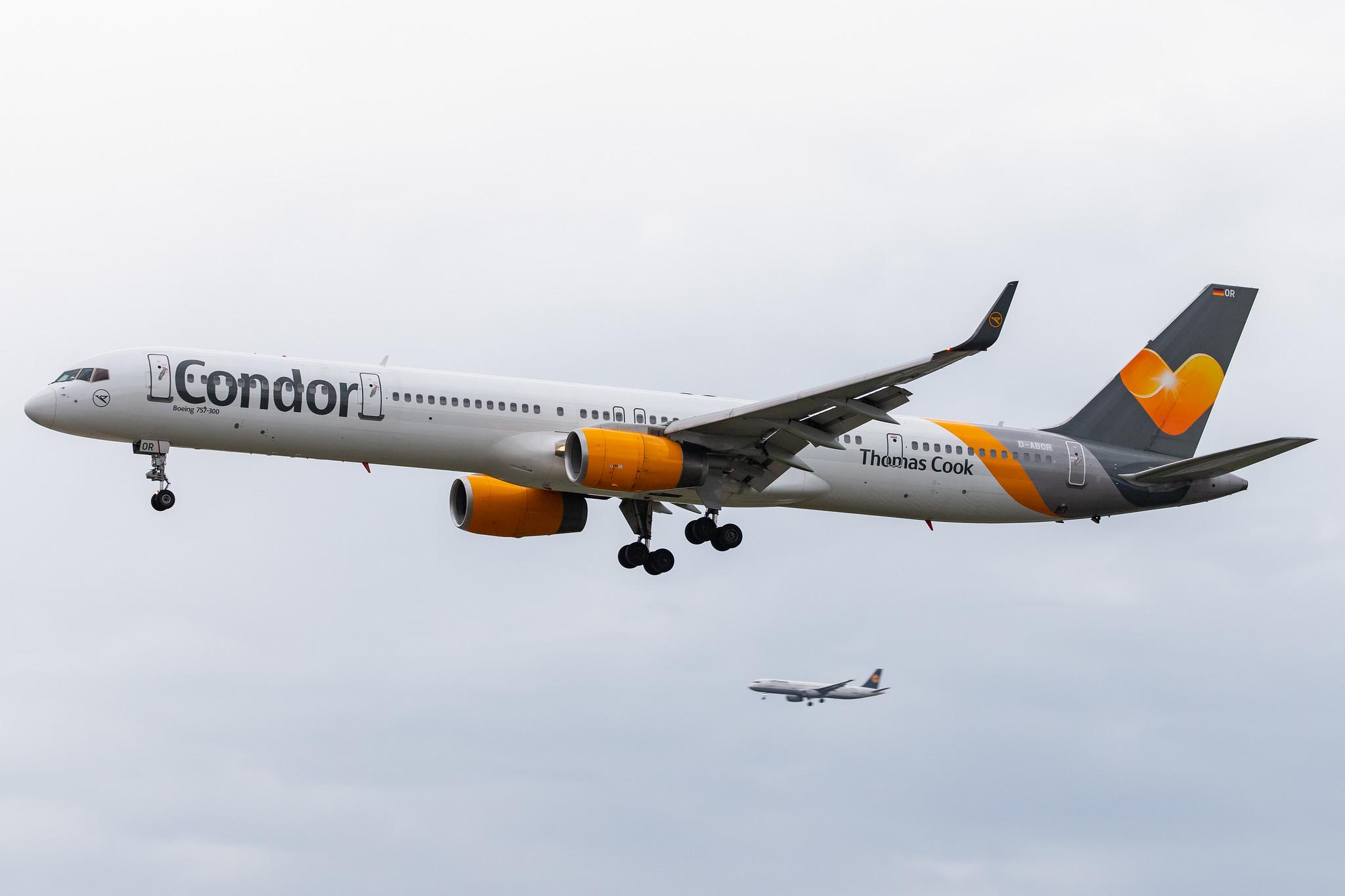 Frankfurt Airport: Condor (DE / CFG) |  Boeing 757-3CQ B753 | D-ABOR | MSN 32242