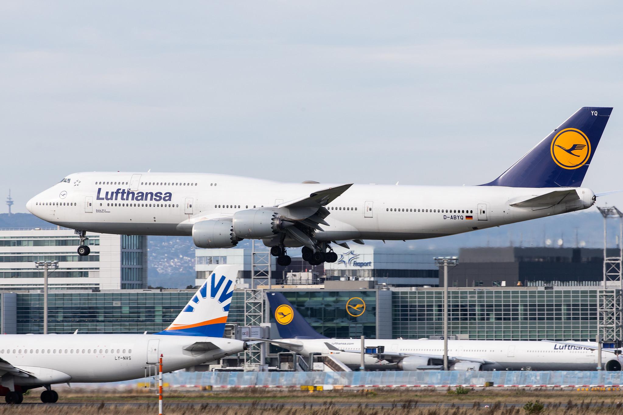 Frankfurt Airport: Lufthansa (LH / DLH) |  Boeing 747-830 B748 | D-ABYQ | MSN 37840