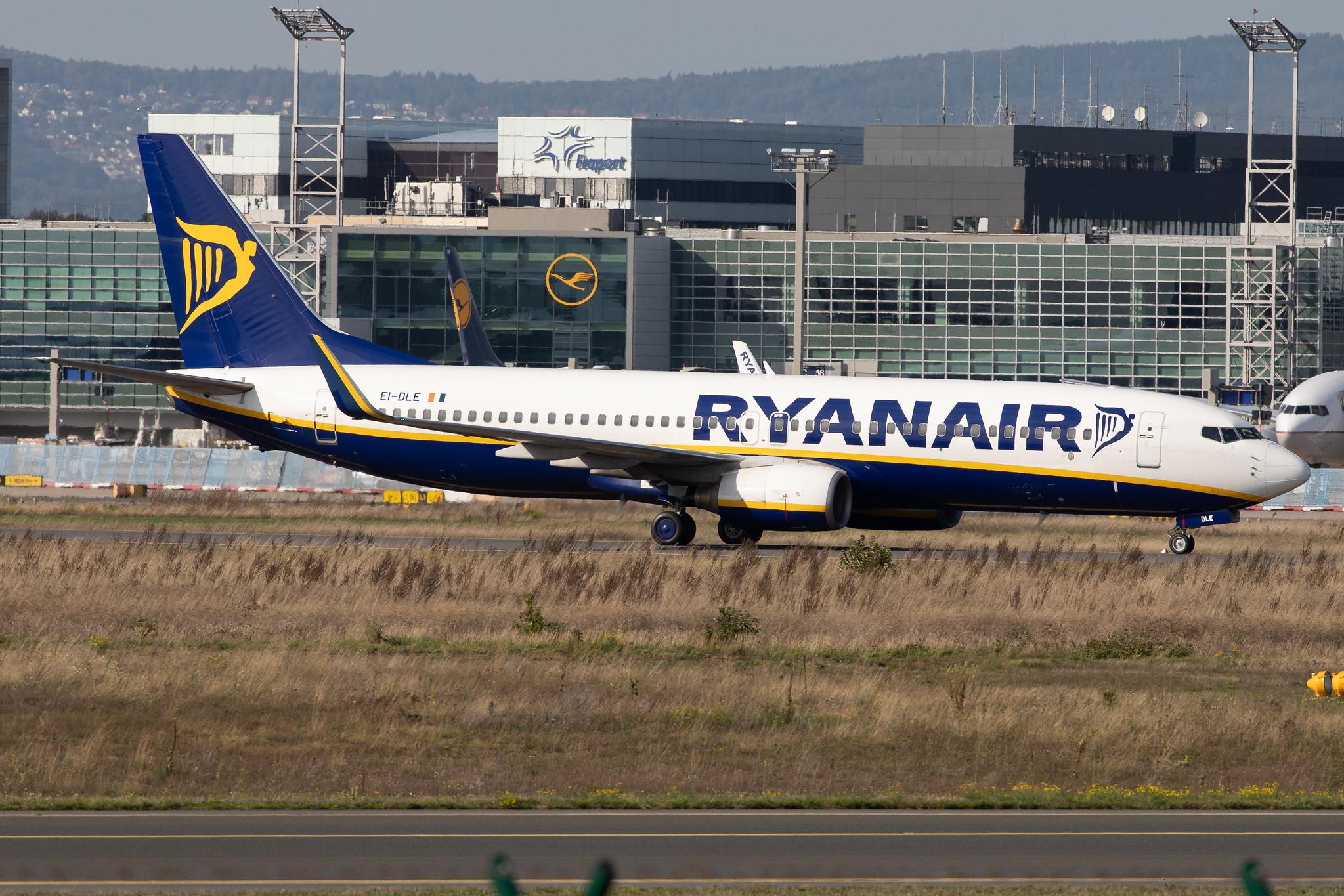 Frankfurt Airport: Ryanair (FR / RYR) |  Boeing 737-8AS B738 | EI-DLE | MSN 33587