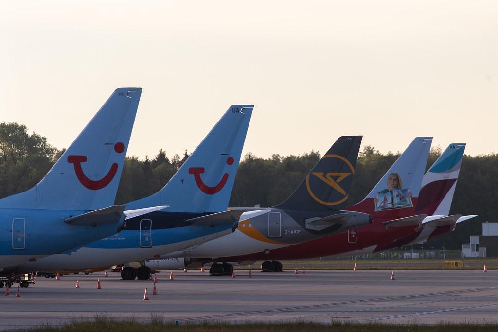Hamburg Airport: Vorfeld 2 | Tui, Condor, Eurowings