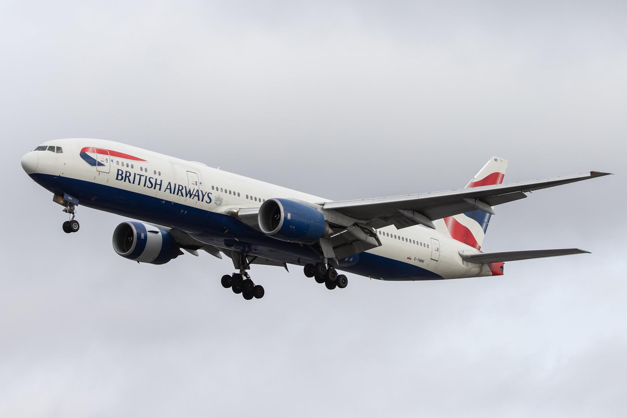 London Heathrow Airport: British Airways (BA / BAW) |  Boeing 777-236(ER) B772 | G-YMMI | MSN 30310