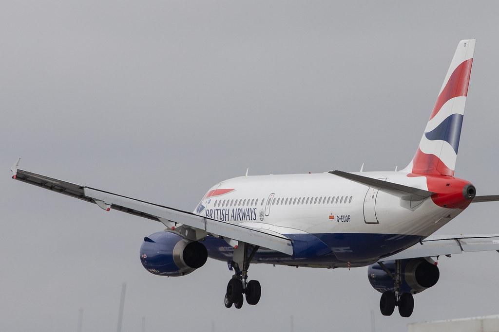 London Heathrow Airport: British Airways (BA / BAW) |  Airbus A319-131 A319 | G-EUOF | MSN 1590