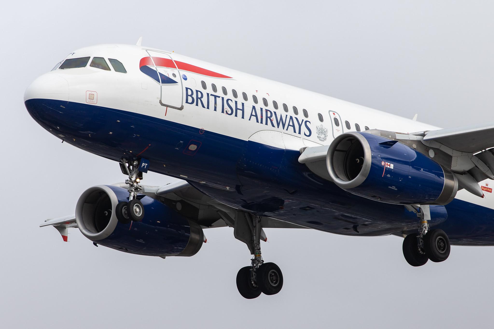 London Heathrow Airport: British Airways (BA / BAW) |  Airbus A319-131 A319 | G-EUPT | MSN 1380