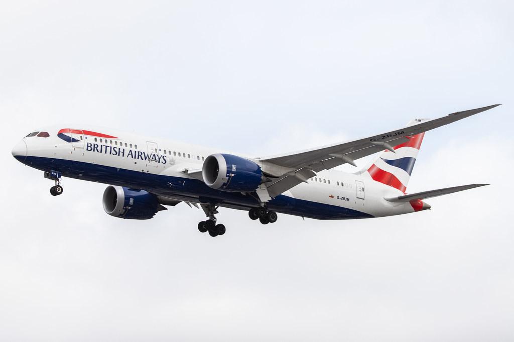 London Heathrow Airport: British Airways (BA / BAW) |  Boeing 787-8 Dreamliner B788 | G-ZBJM | MSN 60631