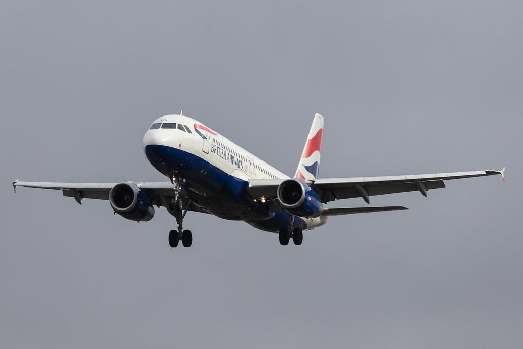 London Heathrow Airport: British Airways (BA / BAW) |  Airbus A320-232 A320 | G-EUUR | MSN 2040