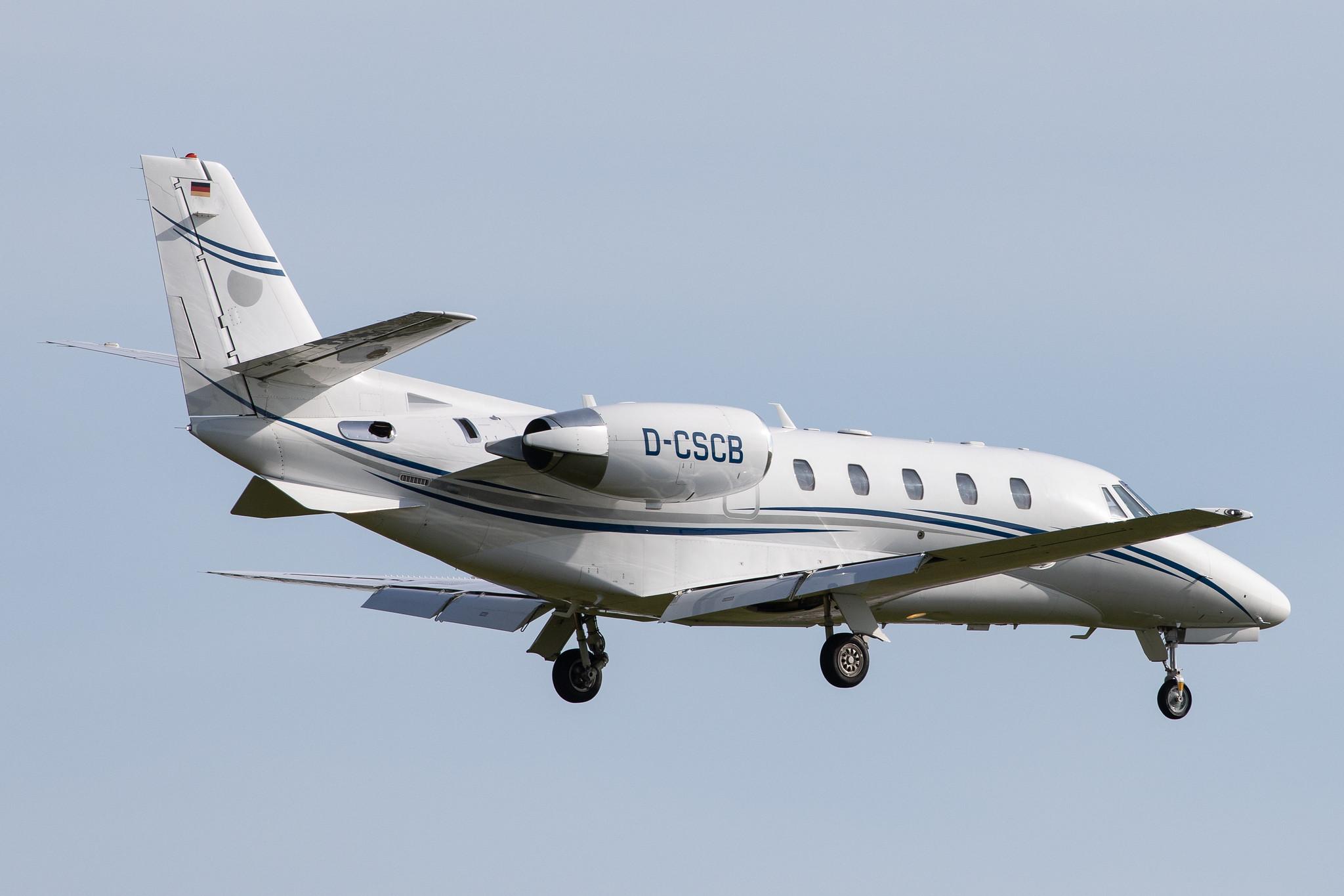 Hamburg Airport: Silver Cloud Air (/ SCR) |  Cessna 560 Citation XLS+ C56X | D-CSCB | MSN 560-6187