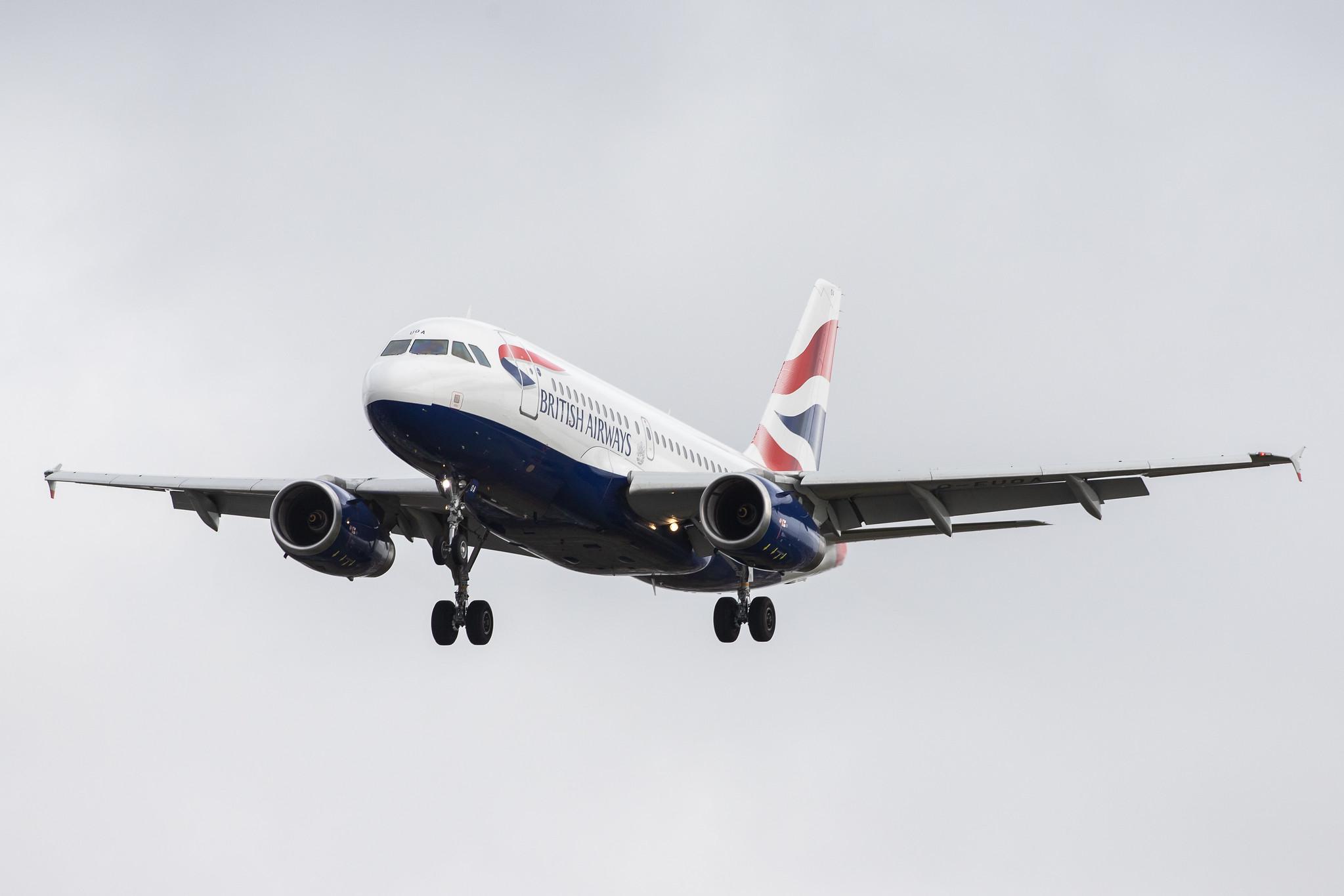London Heathrow Airport: British Airways (BA / BAW) |  Airbus A319-131 A319 | G-EUOA | MSN 1513