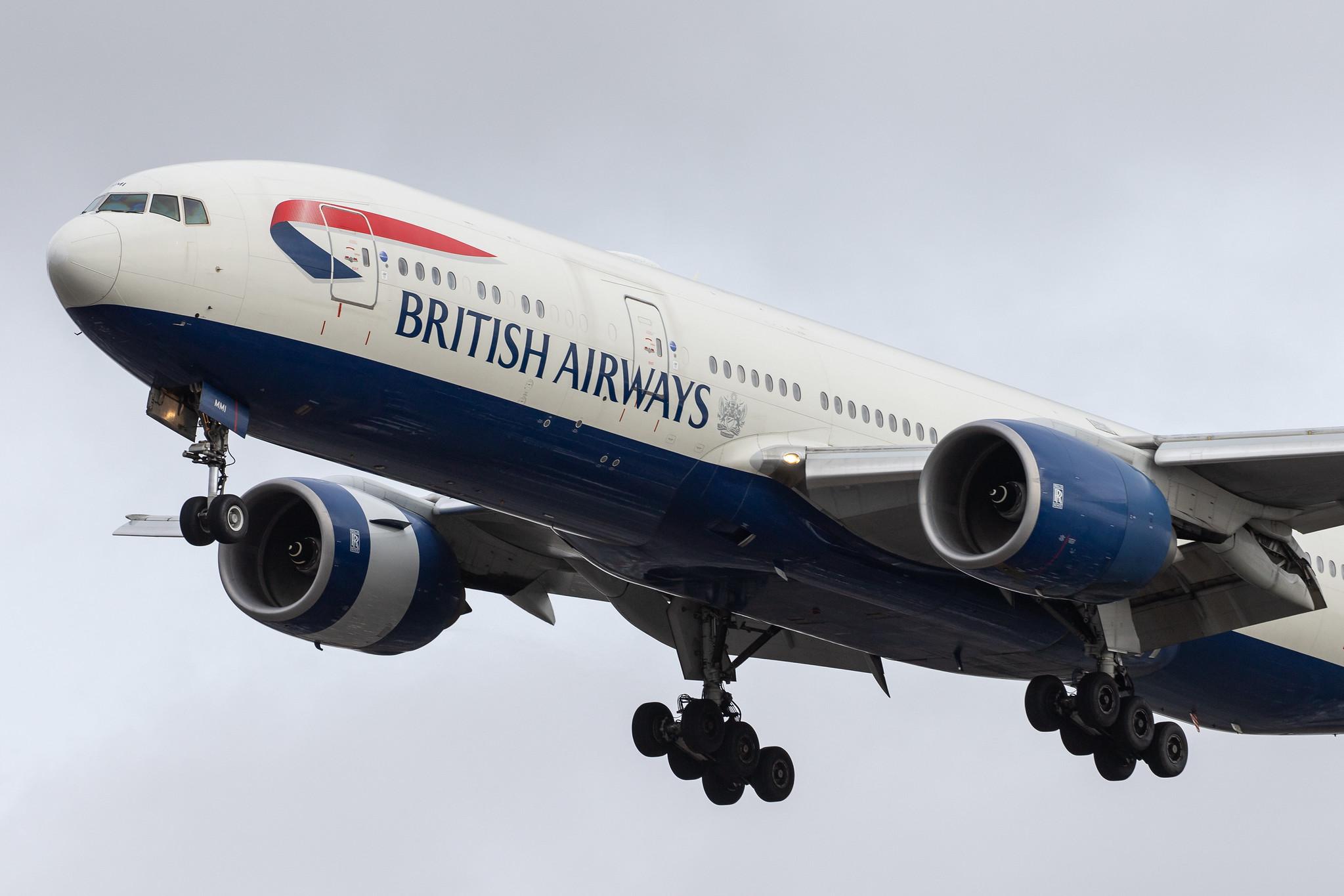 London Heathrow Airport: British Airways (BA / BAW) |  Boeing 777-236(ER) B772 | G-YMMI | MSN 30310
