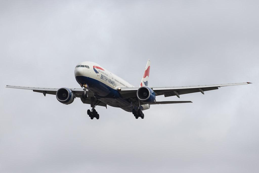 London Heathrow Airport: British Airways (BA / BAW) |  Boeing 777-236(ER) B772 | G-YMMI | MSN 30310