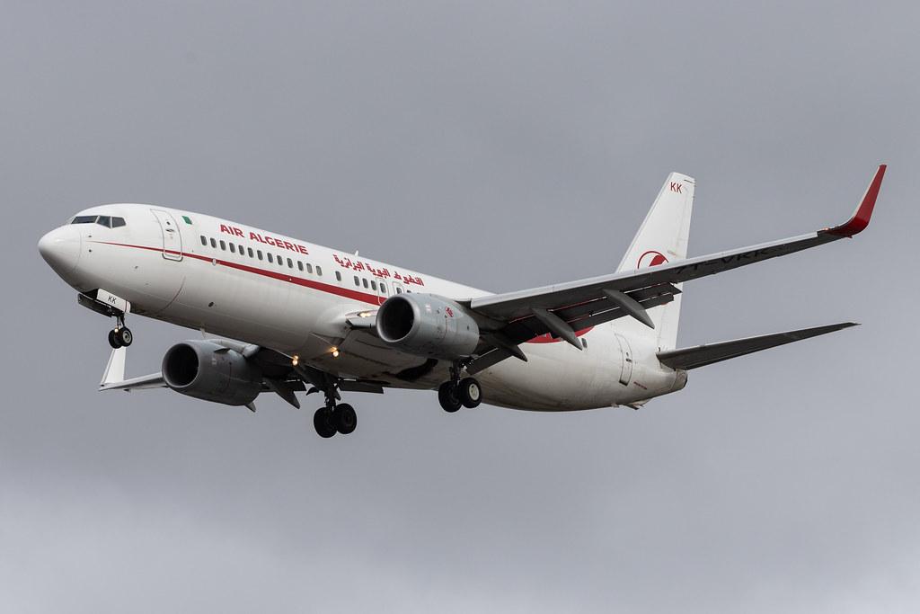 London Heathrow Airport: Air Algerie (AH / DAH) |  Boeing 737-8D6 B738 | 7T-VKK | MSN 60747