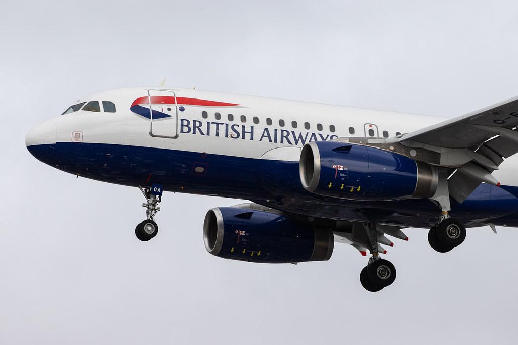 London Heathrow Airport: British Airways (BA / BAW) |  Airbus A319-131 A319 | G-EUOA | MSN 1513