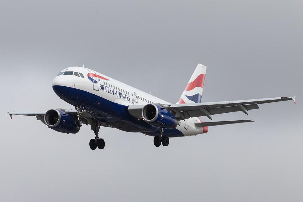London Heathrow Airport: British Airways (BA / BAW) |  Airbus A319-131 A319 | G-EUOF | MSN 1590