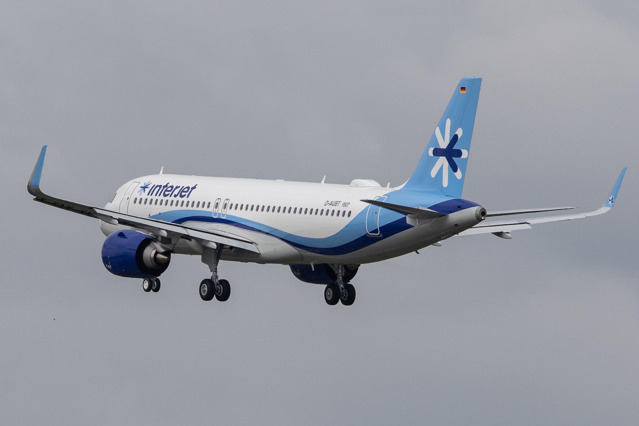 Hamburg Airport: Interjet (4O / AIJ) | Airbus A320-251N A20N | D-AUBT | MSN 9507