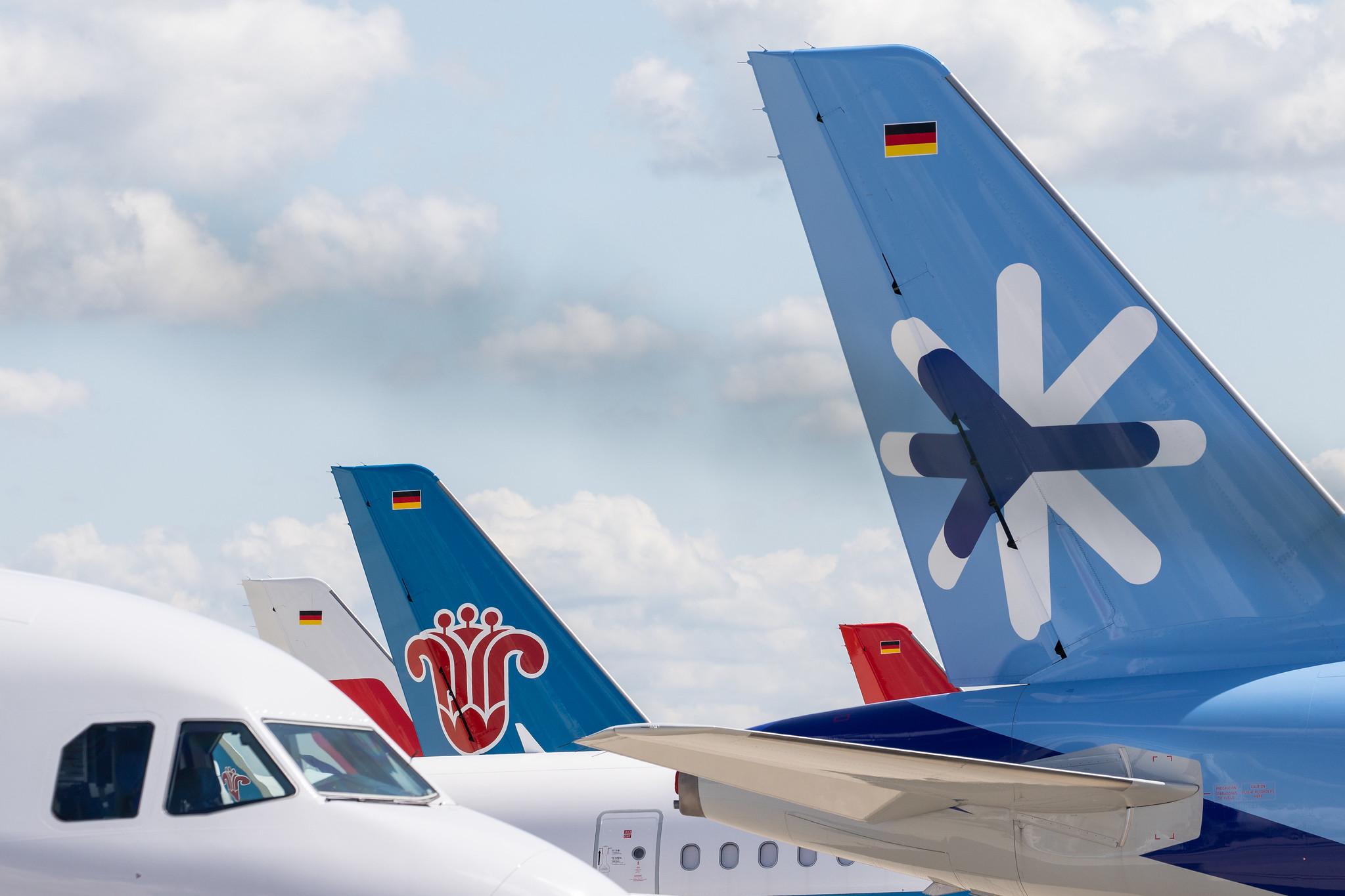 Flughafen Rostock-Laage: Vorfeld |