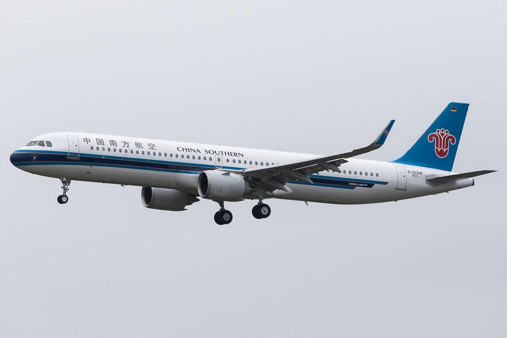 Hamburg Airport: China Southern Airlines (CZ / CSN) | Airbus A321-253NX A21N | D-AYAW | MSN 9311