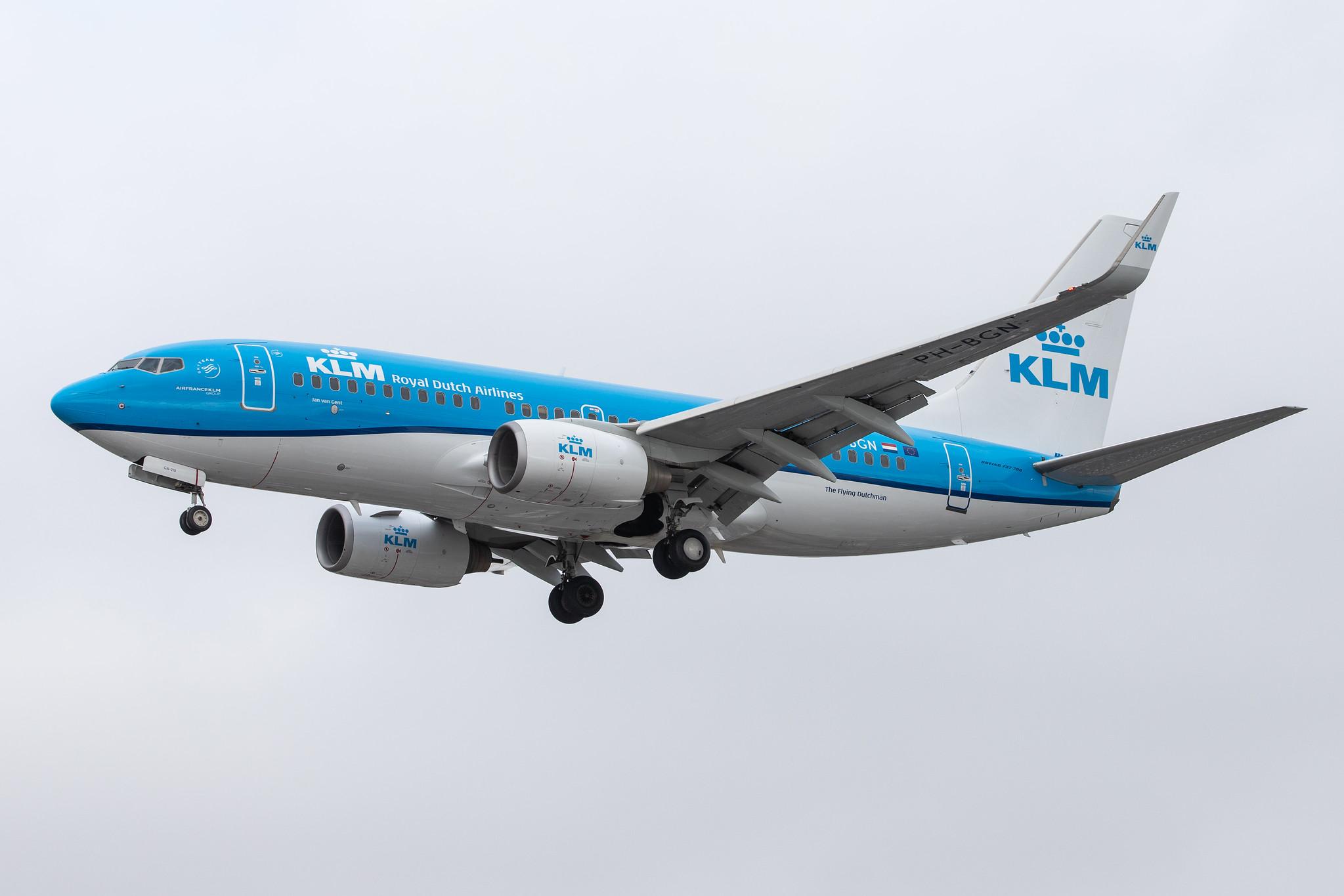 London Heathrow Airport: KLM (KL / KLM) |  Boeing 737-7K2 B737 | PH-BGN | MSN 38125