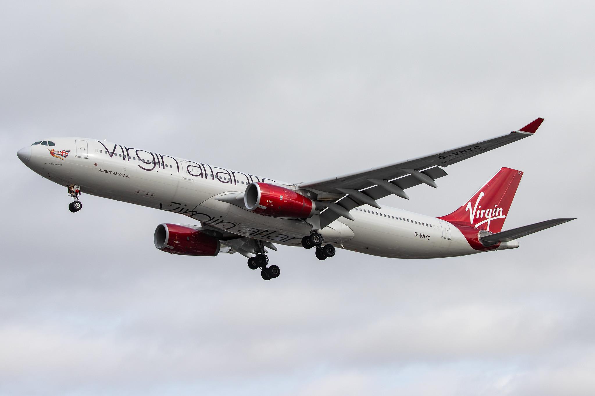 London Heathrow Airport: Virgin Atlantic (VS / VIR) |  Airbus A330-343 A333 | G-VNYC | MSN 1315