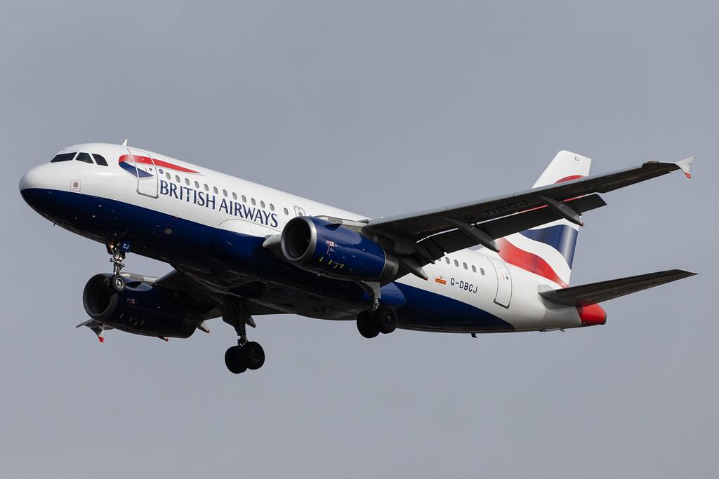 London Heathrow Airport: British Airways (BA / BAW) |  Airbus A319-131 A319 | G-DBCJ | MSN 2981