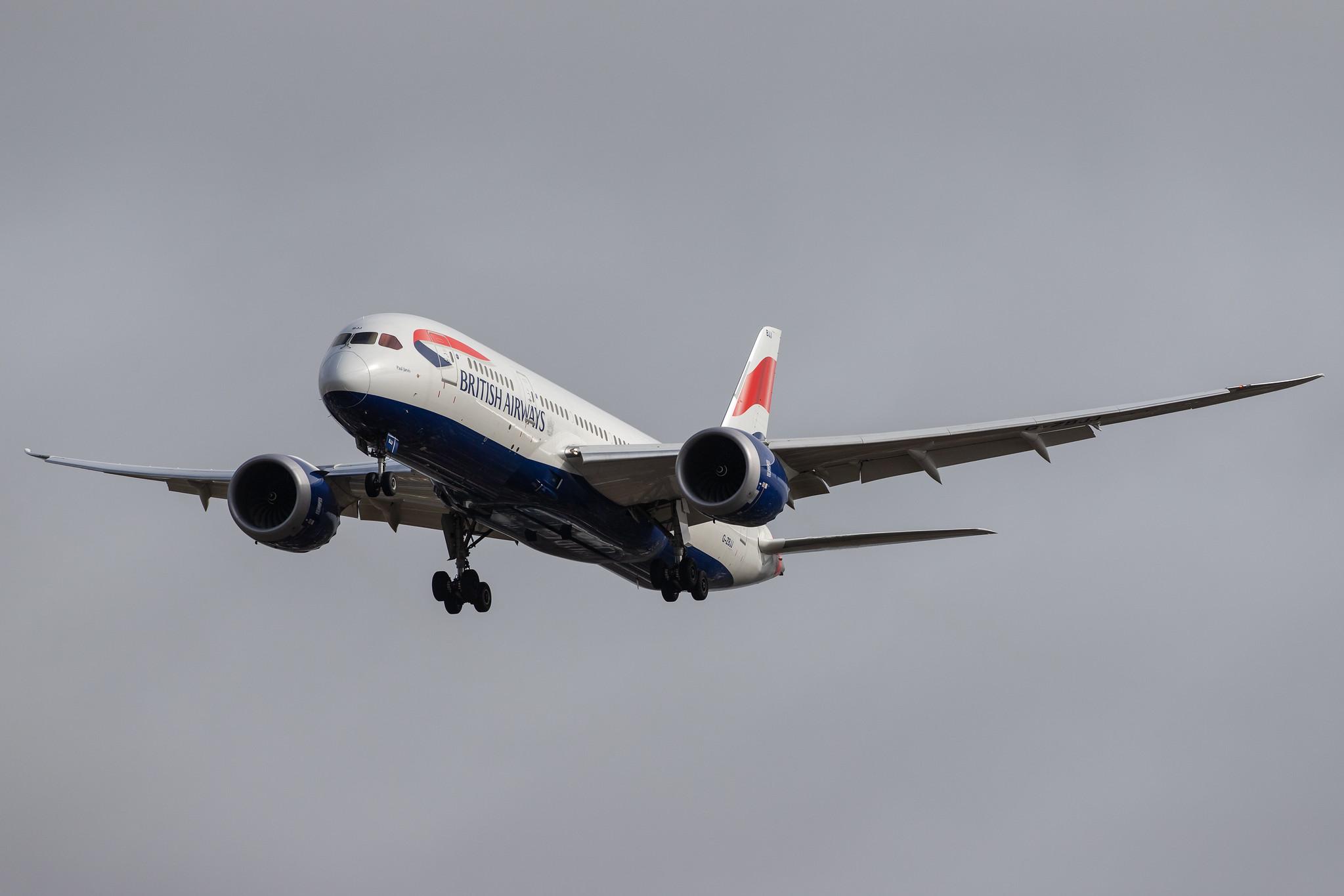 London Heathrow Airport: British Airways (BA / BAW) |  Boeing 787-8 Dreamliner B788 | G-ZBJJ | MSN 60629