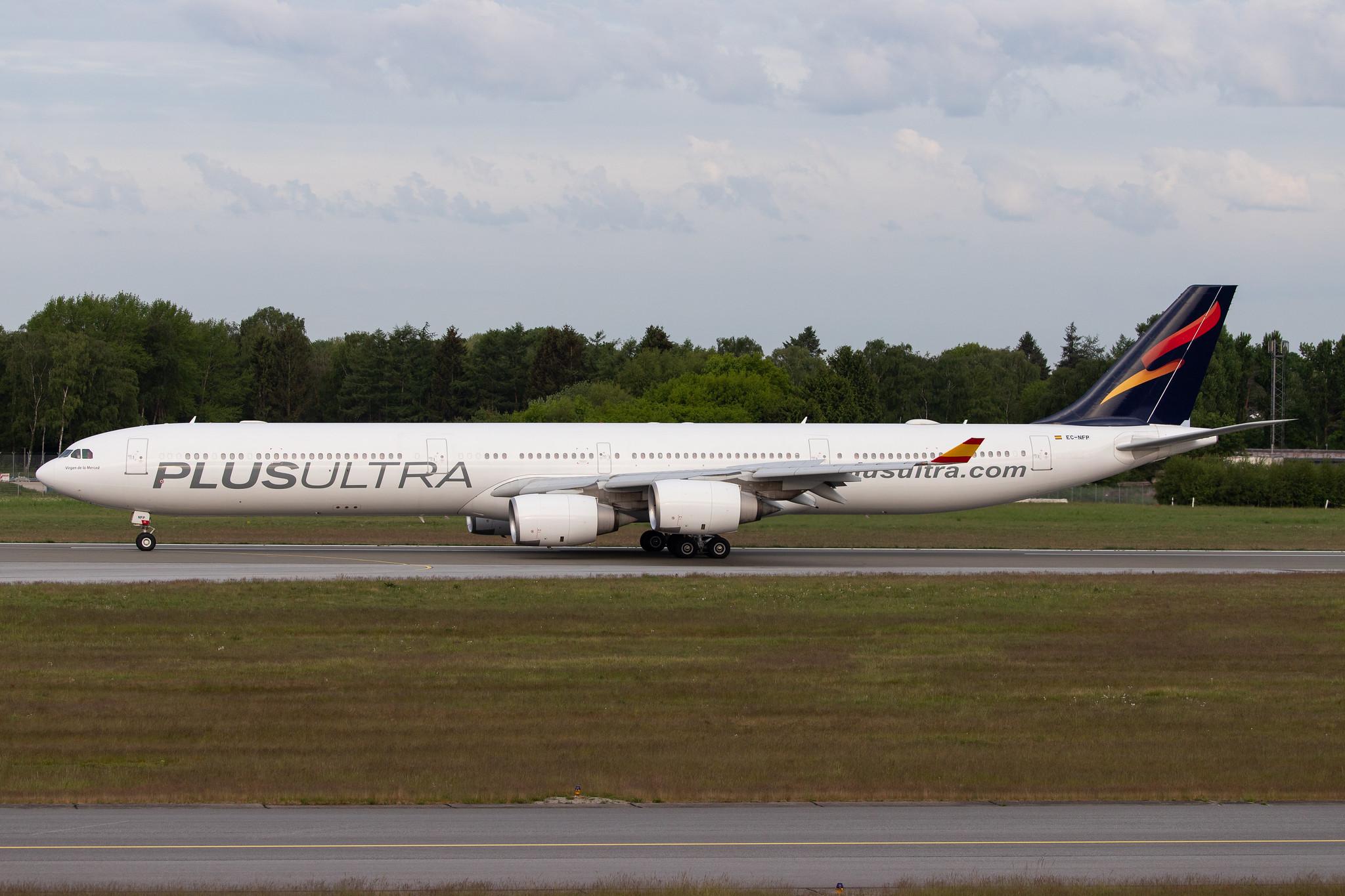 Hamburg Airport: Plus Ultra (PU / PUE) |  Airbus A340-642 A346 | EC-NFP | MSN 0933