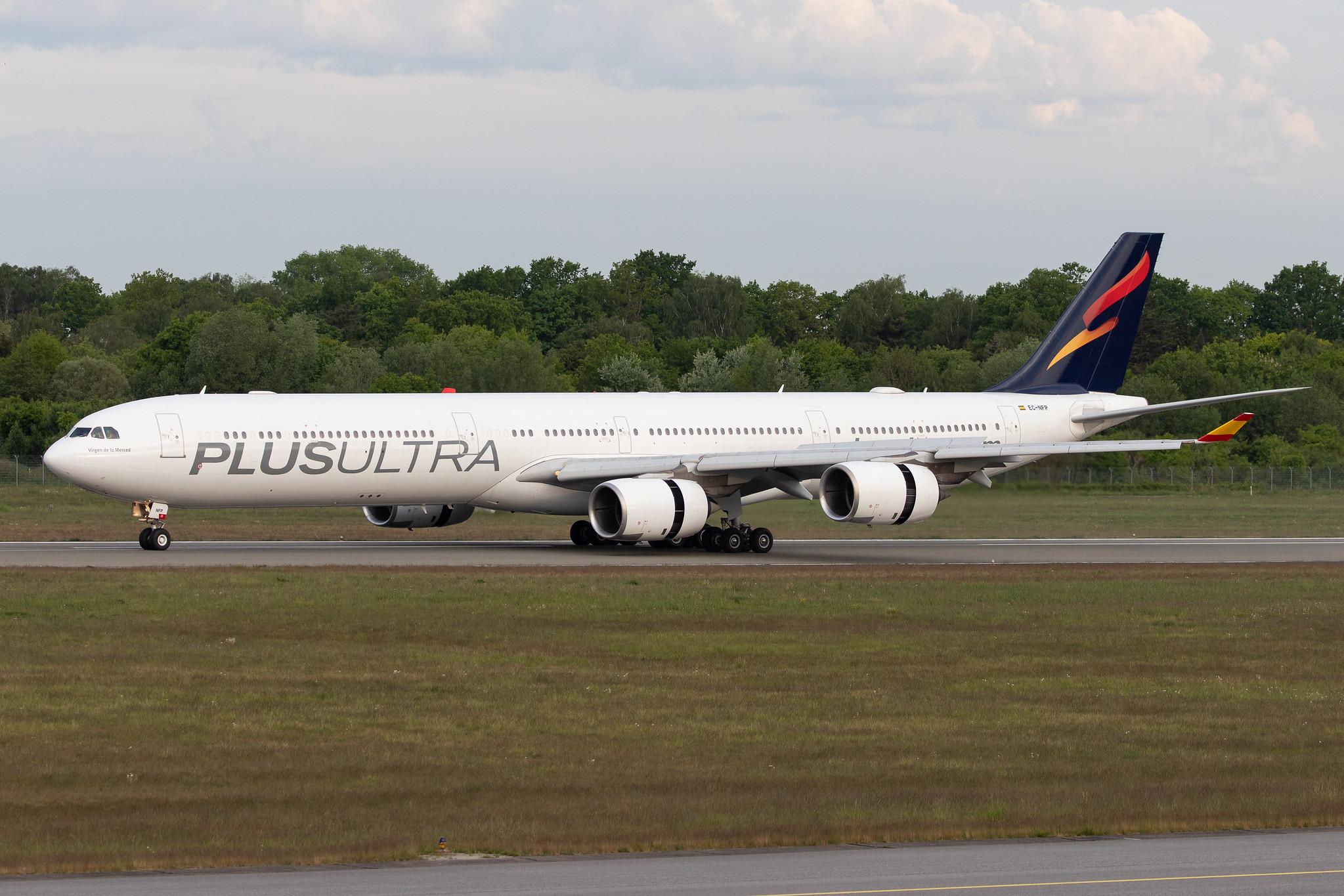 Hamburg Airport: Plus Ultra (PU / PUE) |  Airbus A340-642 A346 | EC-NFP | MSN 0933