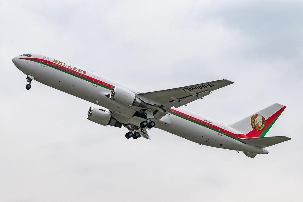 Hamburg Airport: Belarus Government |  Boeing 767-32KER B763 | EW-001PB | MSN 33968