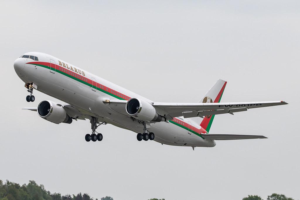 Hamburg Airport: Belarus Government |  Boeing 767-32KER B763 | EW-001PB | MSN 33968
