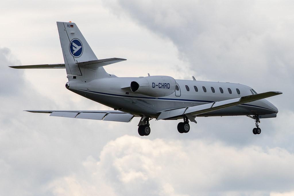 Hamburg Airport: Hahn Air (HR / HHN) |  Cessna 680 Citation Sovereign C680 | D-CHRD | MSN 680-0142