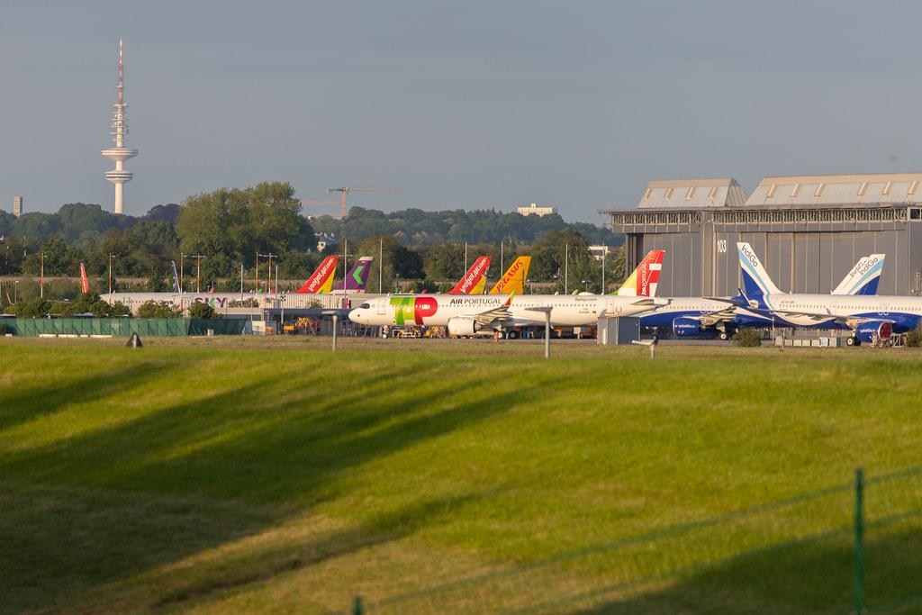 Hamburg Finkenwerder: Airbus A320-Familie |