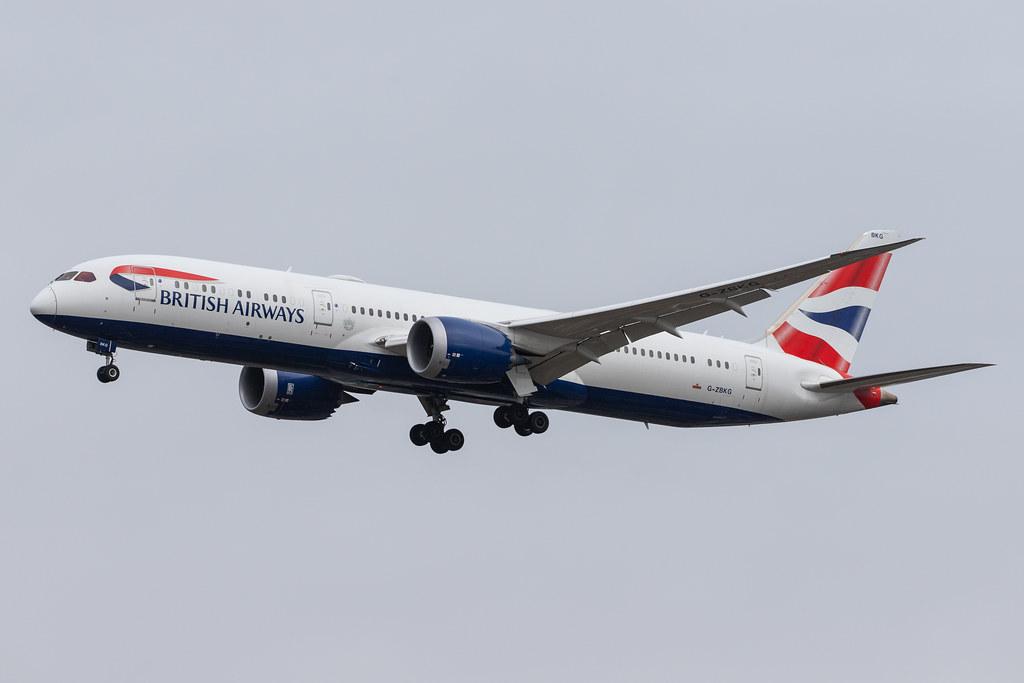 London Heathrow Airport: British Airways (BA / BAW) |  Boeing 787-9 Dreamliner B789 | G-ZBKG | MSN 38625