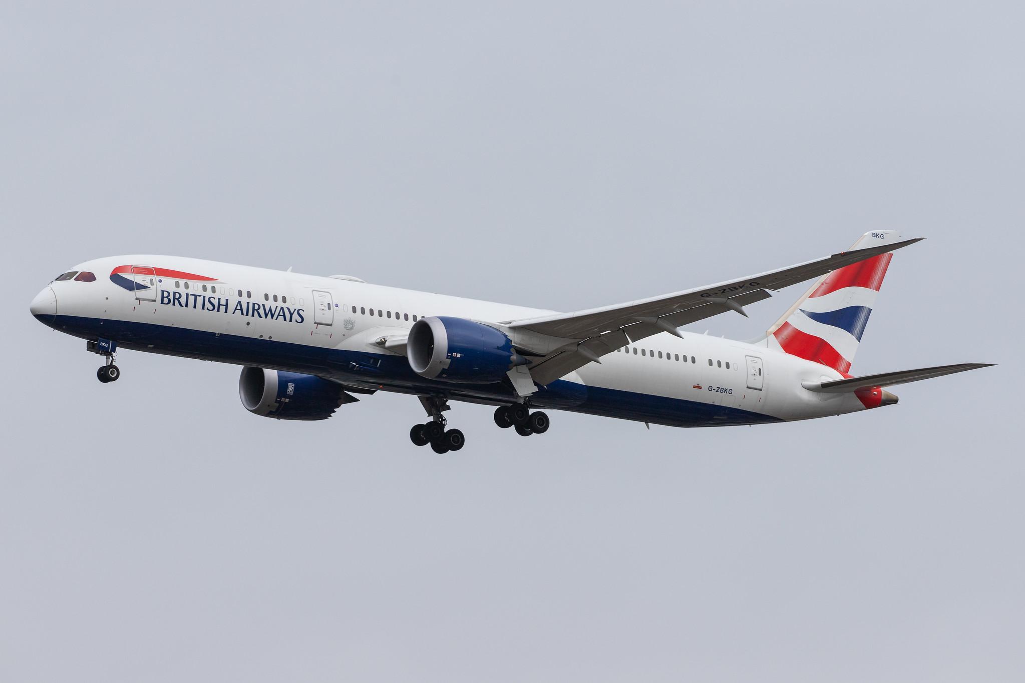 London Heathrow Airport: British Airways (BA / BAW) |  Boeing 787-9 Dreamliner B789 | G-ZBKG | MSN 38625