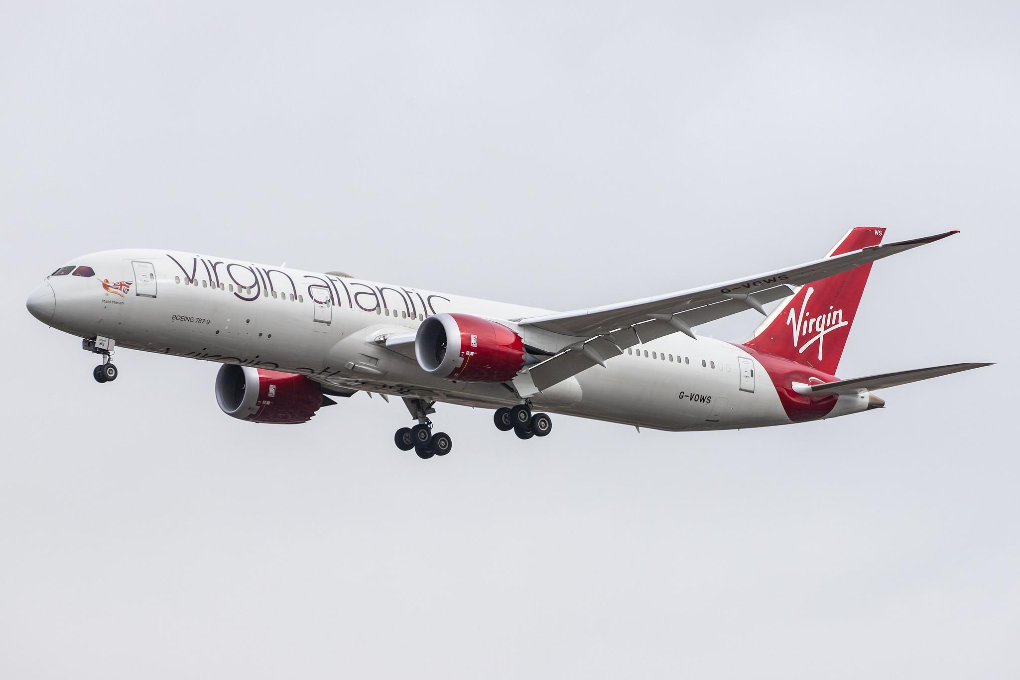 London Heathrow Airport: Virgin Atlantic (VS / VIR) |  Boeing 787-9 Dreamliner B789 | G-VOWS | MSN 37974