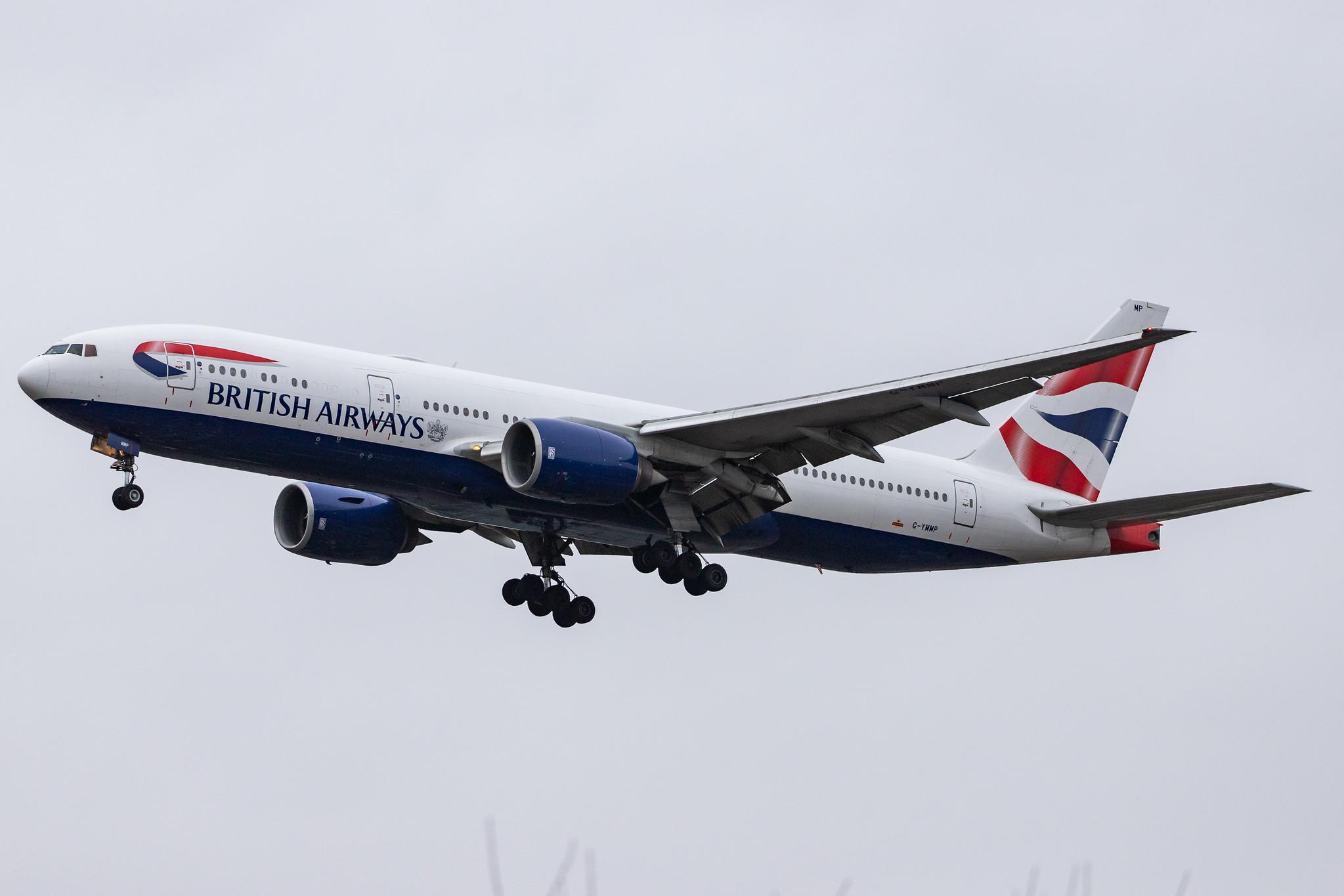 London Heathrow Airport: British Airways (BA / BAW) |  Boeing 777-236(ER) B772 | G-YMMP | MSN 30315