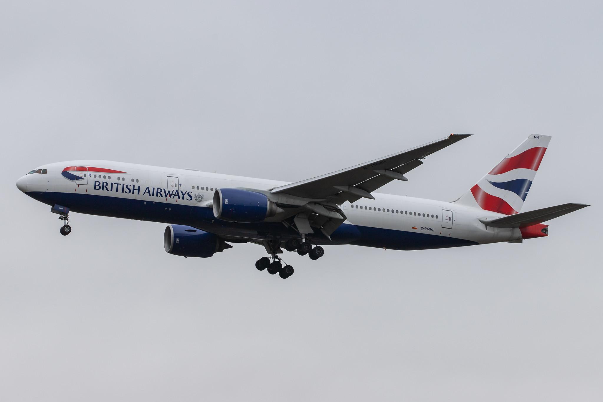London Heathrow Airport: British Airways (BA / BAW) |  Boeing 777-236(ER) B772 | G-YMMH | MSN 30309