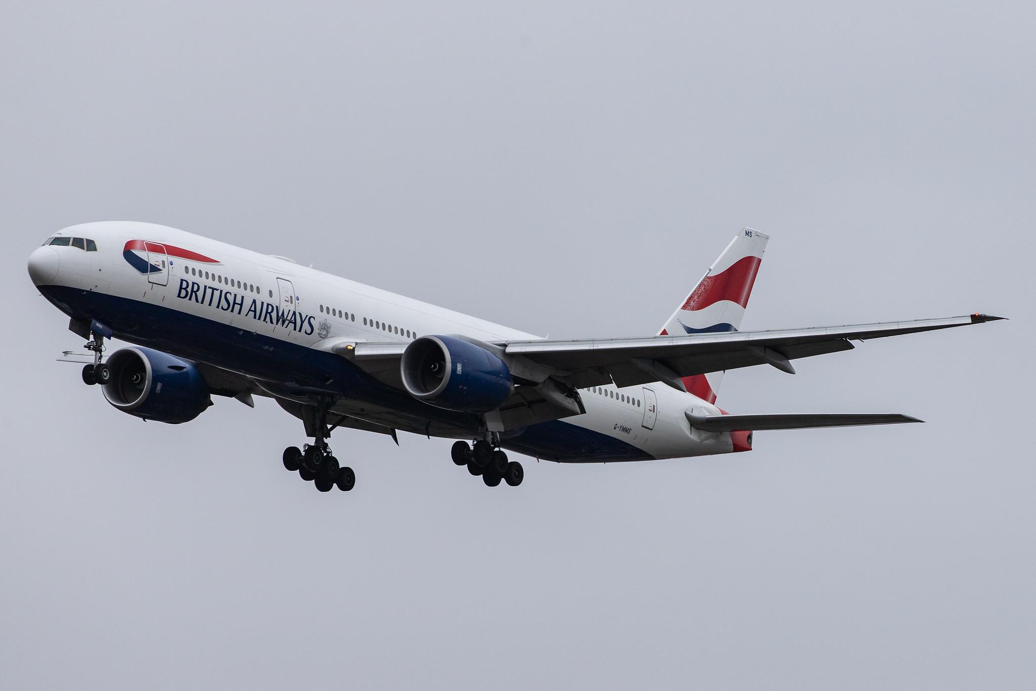 London Heathrow Airport: British Airways (BA / BAW) |  Boeing 777-236(ER) B772 | G-YMMS | MSN 36517
