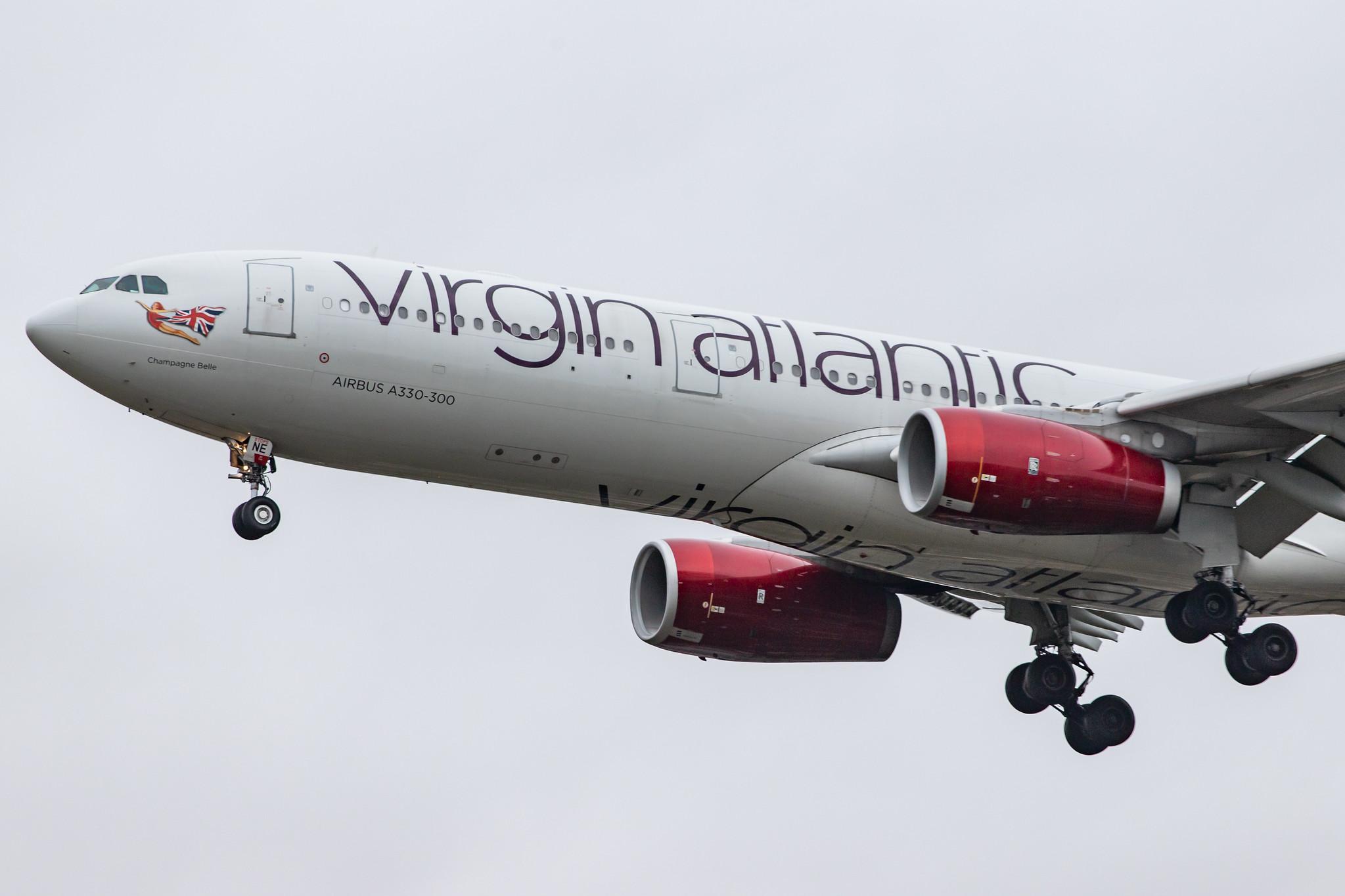 London Heathrow Airport: Virgin Atlantic (VS / VIR) |  Airbus A330-343 A333 | G-VINE | MSN 1231
