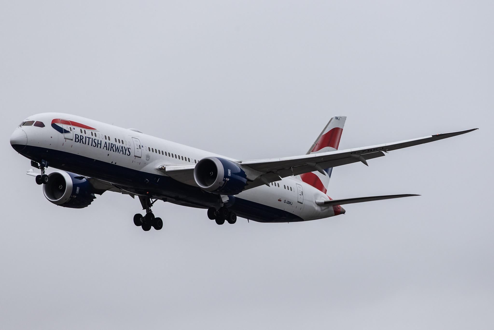 London Heathrow Airport: British Airways (BA / BAW) |  Boeing 787-9 Dreamliner B789 | G-ZBKJ | MSN 38626