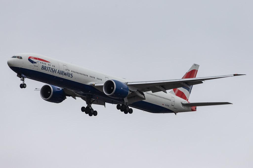 London Heathrow Airport: British Airways (BA / BAW) |  Boeing 777-36N(ER) B77W | G-STBD | MSN 38695