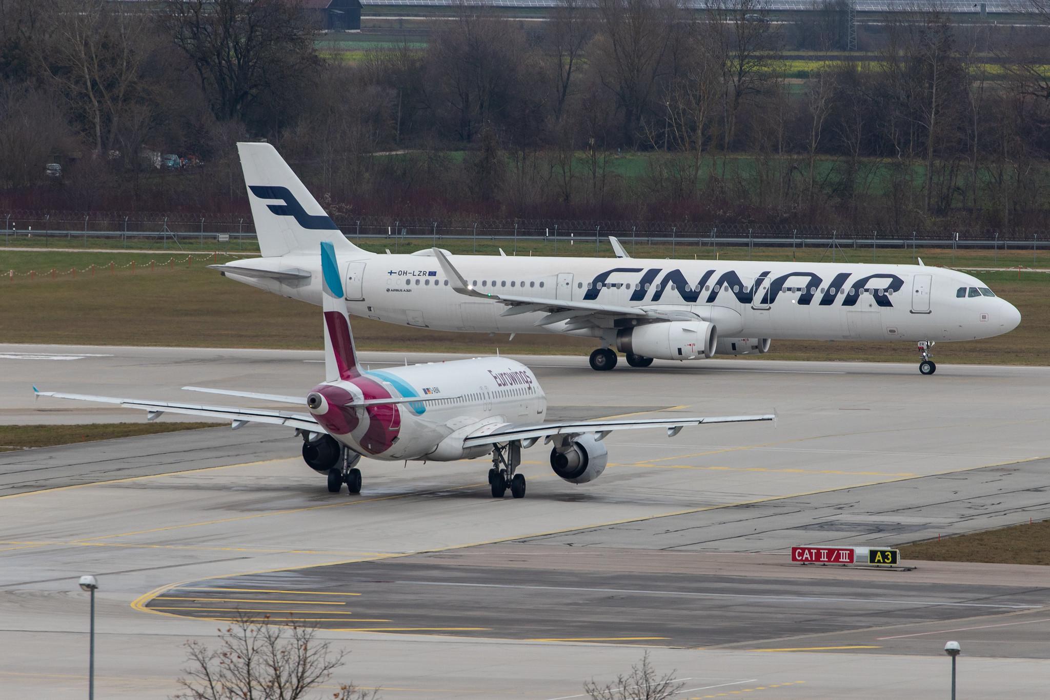 Munich Airport: Finnair (AY / FIN) |  Airbus A321-231 A321 | OH-LZR | MSN 7981