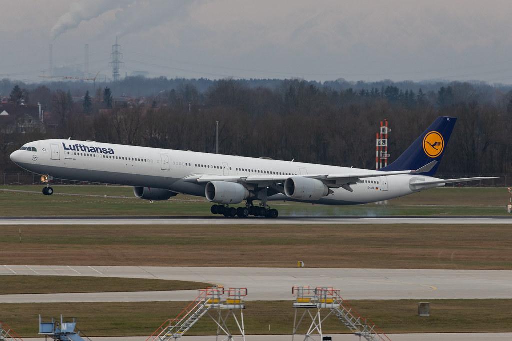 Munich Airport: Lufthansa (LH / DLH) |  Airbus A340-642 A346 | D-AIHL | MSN 0583