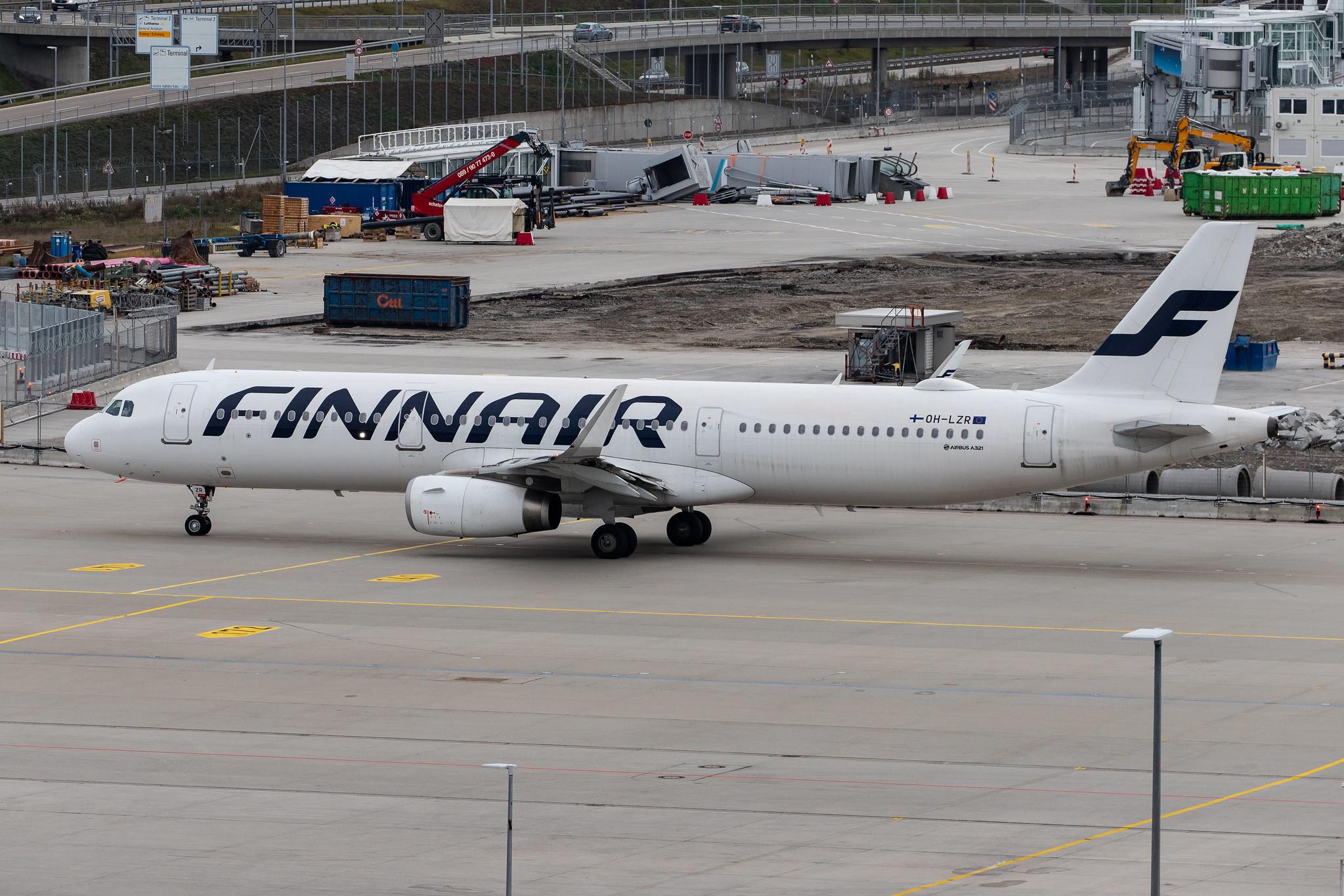 Munich Airport: Finnair (AY / FIN) |  Airbus A321-231 A321 | OH-LZR | MSN 7981