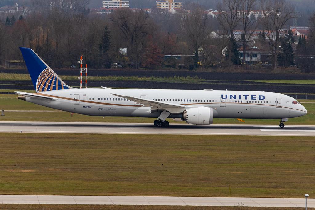 Munich Airport: United Airlines (UA / UAL) |  Boeing 787-9 Dreamliner B789 | N26967 | MSN 60144